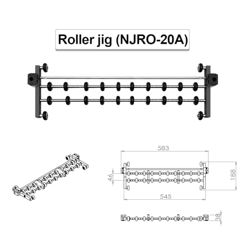 Generic NITE Rotary Jig for Roland VersaUV LEF-200/LEF2-200 Printer Assistant - NJRO-20F