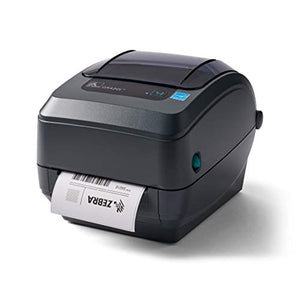 Zebra GX420t Thermal Transfer Desktop Printer Print Width of 4 in USB Serial and Parallel Port Connectivity GX42-102510-000