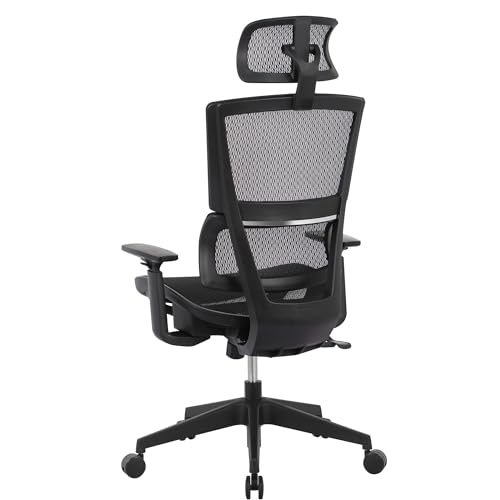 Realspace Radano Mesh High-Back Executive Office Chair, Black - BIFMA Compliant