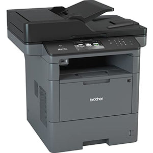 Brother MFC-L6800DWB All-in-One Wireless NFC Monochrome Laser Printer Office - Print Copy Scan Fax - 48 ppm, 4.85" Touchscreen LCD, 512MB RAM, Auto Duplex Printing, 80-Sheet ADF, Tillsiy Printer Cable