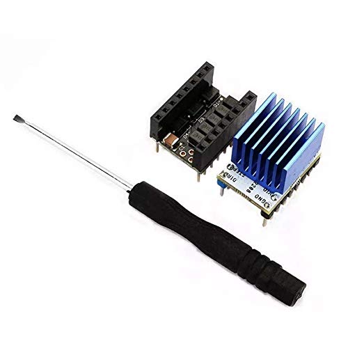 3D Printer Step Motor Controller 3D Printer Parts, 15 Pcs Super Silent Stepper Motor Driver Module + 10Pcs Heatsink + 5Pcs Stepstick Smoother Kit for 3D Printer Accessories