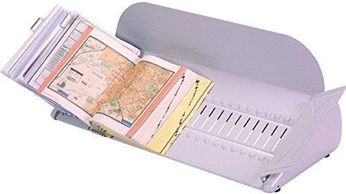 Master Shielded Countertop Catalog Rack, Organizes and Displays Catalogs/Magazines/Loose-Leaf Materials, Gray (MAT24G)