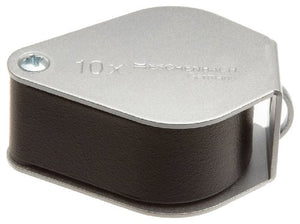 Eschenbach 1184-10 Hand-held Technical Achromatic Magnifier, 10x Magnification, 17mm Lens Diameter
