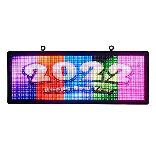 P6 Outdoor Full Color WiFi Scrolling Led Display 40"x18'' High Brightness LED Advertising Sign display Programmable Led sign