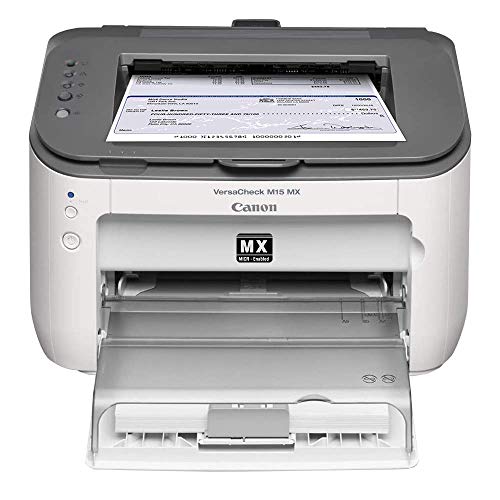 VersaCheck Canon M15 MX MICR Laser Check Printer and VersaCheck Gold Check Printing Software Bundle, White (M15MX)
