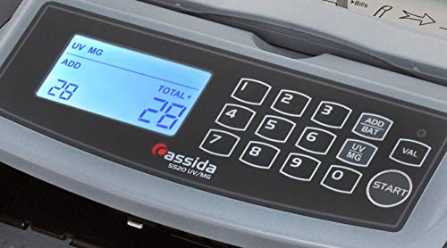 Cassida 5520 UV/MG Money Counter with Counterfeit Bill Detection