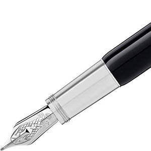 Montblanc Heritage Collection Rouge Et Noir Special Edition Resin Black Fountain Pen 114722