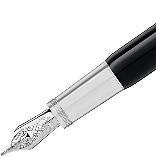 Montblanc Heritage Collection Rouge Et Noir Special Edition Resin Black Fountain Pen 114722
