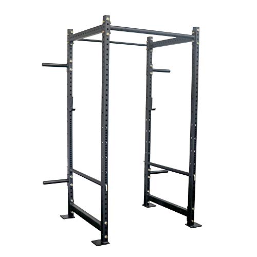 Titan Fitness T-3 4,400 LB Capacity Tall Power Rack 36" Depth with Safety Bars and J Hooks Strength Training Equipment