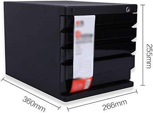 UGani Plastic Flat File Cabinet with 4 Drawers - A4 File Storage (Color: 2)