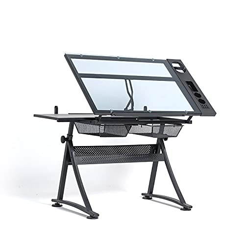 VejiA Liftable Glass Painting Table