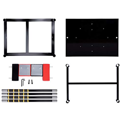 HENGGE Standard Arm Wrestling Table -Armwrestling Training Equipment- is Suitable for Home Office Gym Club,Black