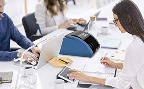 CARNATION USA Bill Money Counter with UV and Magnetic Counterfeit Detection - with Free Counterfeit Detector Pens