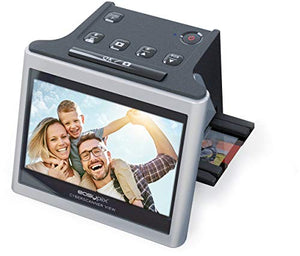 Easypix Cyber Scanner View 3 in 1 Slide & Film Scanner with 14 MP Sensor, 5" Display - Black/Silver