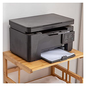 Printer Stand Desktop Printer Stand，3 Tiers Bamboo Desk Organizer，Multifunction Storage Book Shelf Floor Printer Table Space Organizer Perfect Printer Stand for Desk