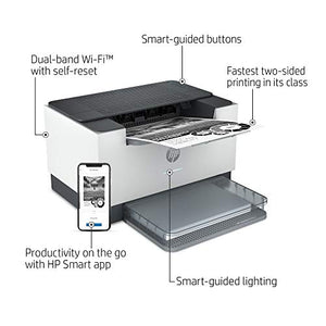 HP LaserJet M209dw Wireless Black & White Printer, with fast 2-sided printing (6GW62F)
