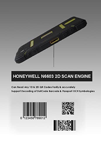 Vanquisher Enterprise Tablet with Barcode Scanner | Android 12 OS | 7-inch Touch Screen | Honeywell N6603 2D Scanner | WiFi & 4G LTE | Warehouse Inventory Control