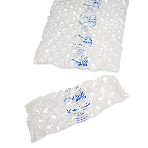 Bubble M Inflatable Packaging Air Film 16" x 1150' for Airmove2 by Storopack, Pack of 2 rolls – Air Cushion Pillows for Packaging and Protection – Space-Saving Alternative to Packing Peanuts