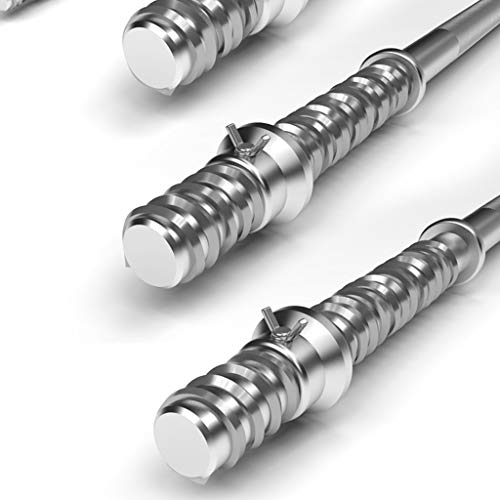 Barbell Plates 66 lbs Barbell Weight Set Barbell Plates - Adjustable Barbells Set with 1.8 Meters Connector Home Gym Fitness Lifting Exercise Workout Strength Training Equipment