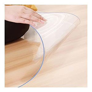 ZWYSL Hard Floor Chair Mats - Clear-2mm, 200x300cm - Smooth, Durable, Scuff Resistant - Underfloor Heating Compatible