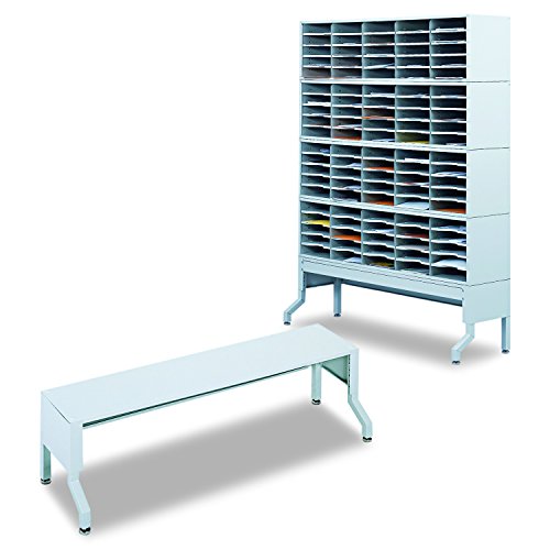 Safco Products 7756GR E-Z Sort Mail Station Base for use with Sorter Module, sold separately, Gray