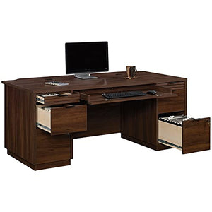 Home Square 3-Piece Set: Executive Desk Hutch & 2-Drawer Lateral File Cabinet