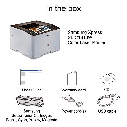 Samsung SL-C1810W/XAA Wireless Color Printer (SS204E)