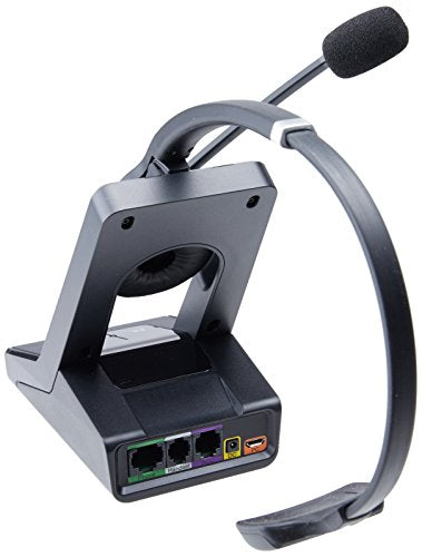 Sennheiser SD Pro 1 (506007) - Single-Sided Dual Connectivity Wireless DECT Headset for Desk Phone & Softphone/PC Connection, Ultra Noise-Cancelling Microphone (Black)