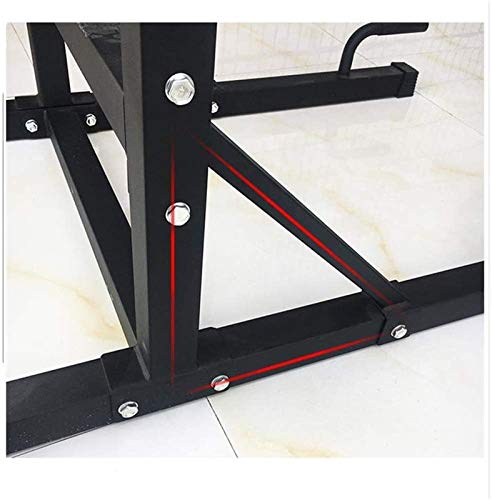 HMBB Strength Training Equipment Strength Training Dip Stands Multifunctional Pull Up Bar Power Tower Dip Station for Home Commercial Use Full Body Strength Training