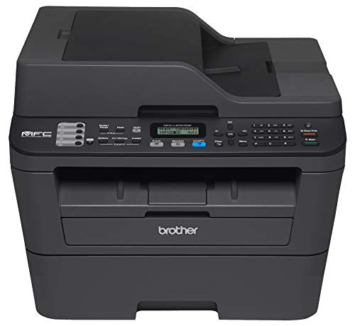 Brother International EMFCL2707DW Brother EMFC-L2707DW-(MFC-L2707DW)-Monochrome Laser All-in-One with Wireless Networking, Black (Renewed)