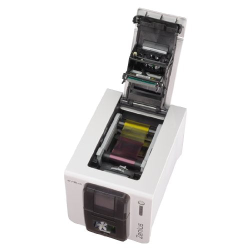 Evolis Zenius Single-Side ID Card Printer - Grey Brown - ZN1U0000TS