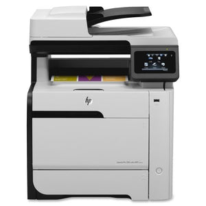 HP LaserJet Pro 300 M375NW Laser Multifunction Printer - Color - Plain Paper Print - Desktop - Copier/Fax/Printer/Scanner - 19 ppm Mono/19 ppm Color Print - 600 x 600 dpi Print - 19 cpm Mono/19 cpm Color Copy - Touchscreen LCD - 1200 dpi Optical Scan - Ma