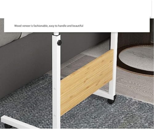 MaGiLL Adjustable Mobile Bed Table Laptop Stand with Tablet Slot