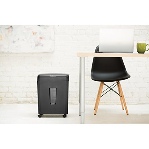 Fellowes 62MC 10-Sheet Micro-Cut Home and Office Paper Shredder with Safety Lock for Added Protection (4685101),Black