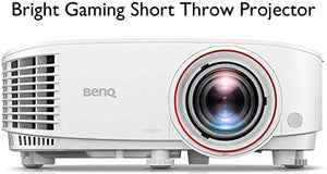 BenQ TH671ST 1080p Short Throw Projector |  3000 Lumens for Lights On Entertainment | 92% Rec. 709 for Accurate Colors | Low Input Lag Ideal for Gaming