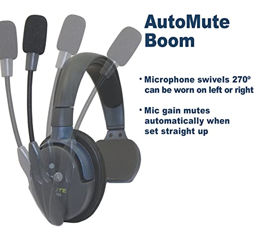 HogoR Eartec UL5S Wireless Microphone Headset Communication System - 5 Users