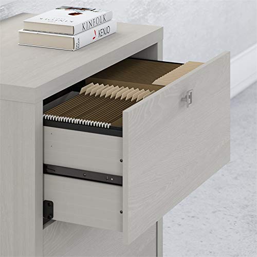 Office by kathy ireland Echo Lateral File Cabinet in Gray Sand