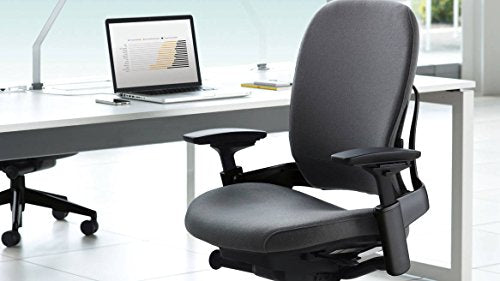 Steelcase Leap Fabric Stool, Black