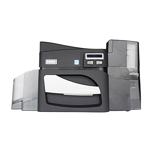 Fargo DTC4500e Single side ID Card Printer & Supplies Bundle with Card Imaging Software