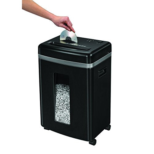 Fellowes 450M 9-Sheet Micro-Cut Office Paper Shredder with Auto Reverse Jam Prevention Feature and SilentShred Noise Control Technology (4074001)