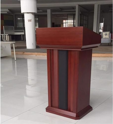 REPALY Wood Podium Lectern Stand - Portable Floor Lectern for Teachers & Speakers