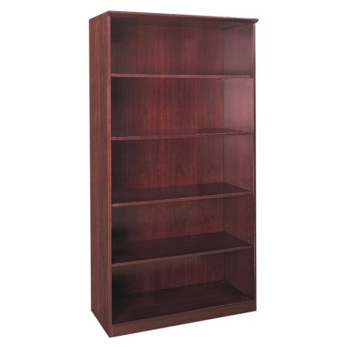 Safco Products VB5MAH Napoli Bookcase, Mahogany Veneer