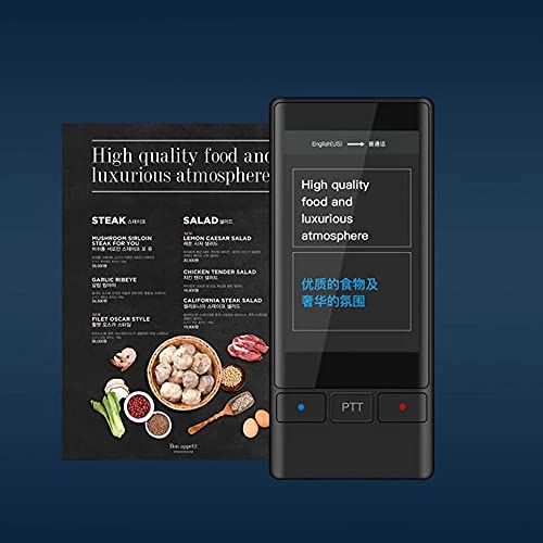 Smart Instant Voice Photo Scanning Translator Touch Screen Offline Portable Multi-Language Translation (Gray)