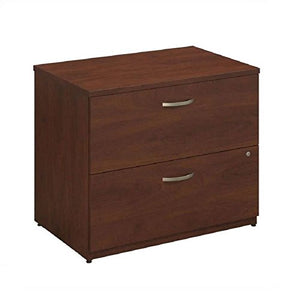 Bush Business Furniture Series C 36W 2 Drawer Lateral File in Hansen Cherry
