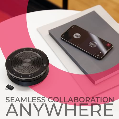 Global Teck Worldwide Sennheiser EPOS Expand 40 Teams Wireless Speakerphone Bundle with BTD 800 USB Dongle & Gold Support Plan