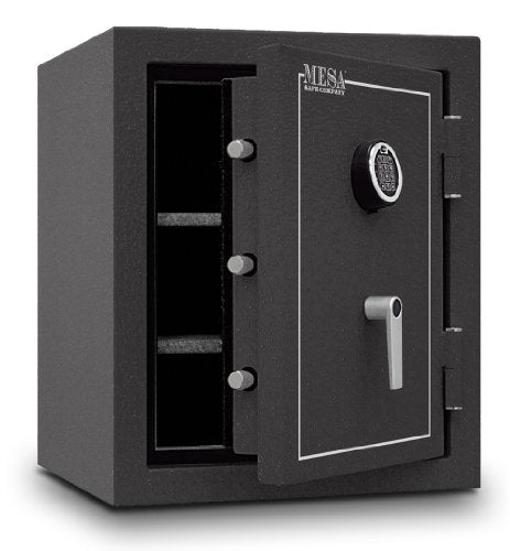 Mesa Safe Company Model MBF2620E Burglary and Fire Safe with Electronic Lock, Hammered Gray
