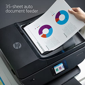 HP Envy 78 55 Wireless All-in-One Color Inkjet Photo Printer, Black - Print Copy Scan Fax - 2.65" Touchscreen CGD, 15 ppm, 4800 x 1200 dpi, Auto 2-Sided Printing, 35-Page ADF, 8.5" x 14", Ethernet