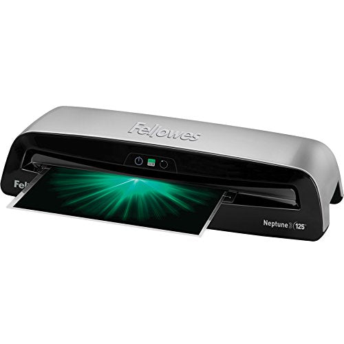 Fellowes Laminator Neptune 3 125, Rapid 1 Minute Warm-up Laminating Machine, Auto Features with Laminating Pouches (5721401)
