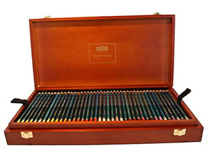 Derwent Artists Colored Pencils, 4mm Core, Wooden Box, 120 Count (32098)