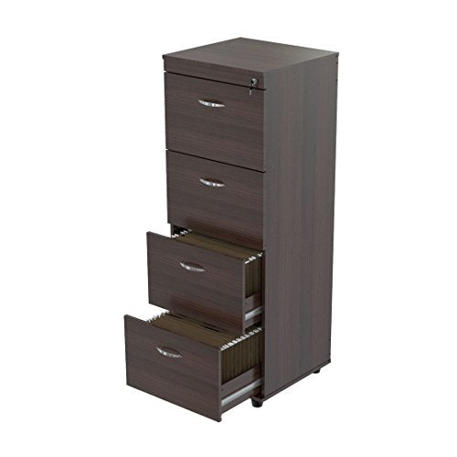 Inval America Uffici Commercial Collection 4 Drawer File Cabinet